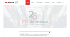 Desktop Screenshot of pm-atemschutz.de